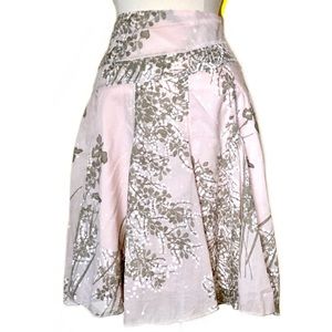 Essentiel Antwerp Pink Floral Midi Skirt 36